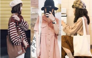 Túi tote vải bố mới là những hot trend năm nay nhưng túi tote vải đơn giản mới là chiếc túi được các tín đồ thời trang Việt yêu thích nhất.