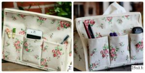 Hộp vải bố vintage đựng khăn giấy tiện ích giúp không gian sống của bạn thêm sinh động, khoa học.
