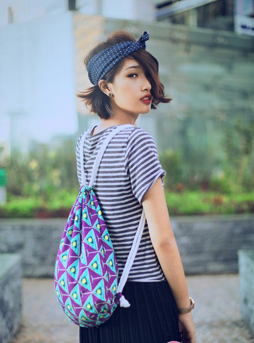 Túi dây rút vải bố luôn chiếm một chỗ đứng trong phong cách thời trang
