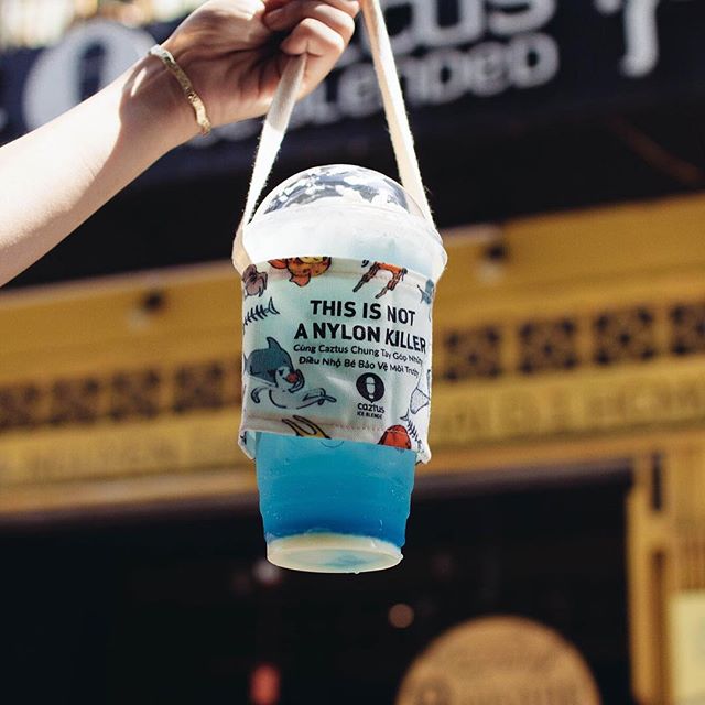 Những chiếc quai vải xinh xắn giúp bạn xách đồ uống đi mọi nơi