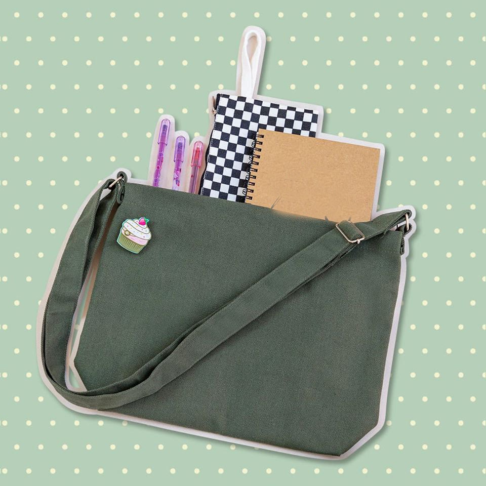 Bộ sưu tập canvas bags màu xanh lá là món quà dành tặng cho các bạn thích hoặc hợp với màu này