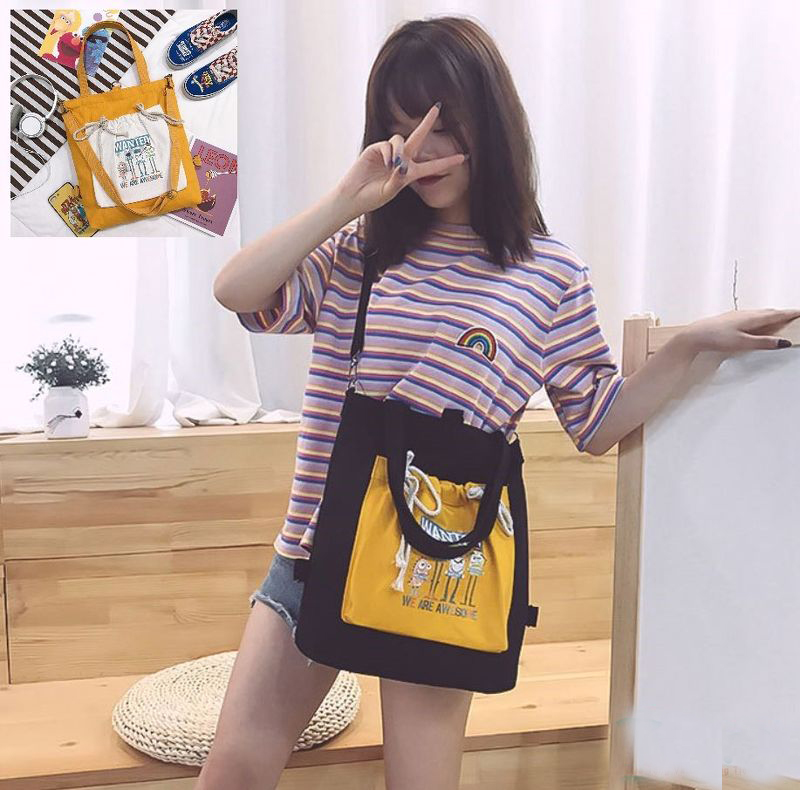 Canvas bag 3 trong 1 là một chiếc túi đa-zi-năng bởi bạn có thể áp dụng nó với nhiều xtyle, nhiều hoàn cảnh khác nhau một cách linh hoạt