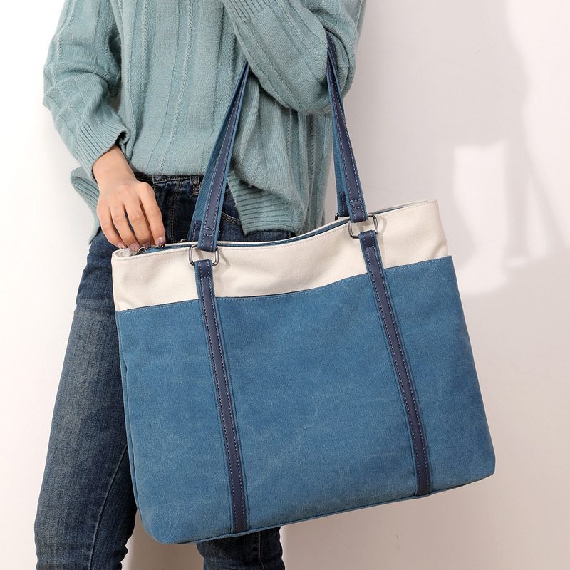Túi vải canvas màu xanh tươi mát tiện dụng, thời trang và đáng giá, phù hợp cho nhu cầu sử dụng khác nhau