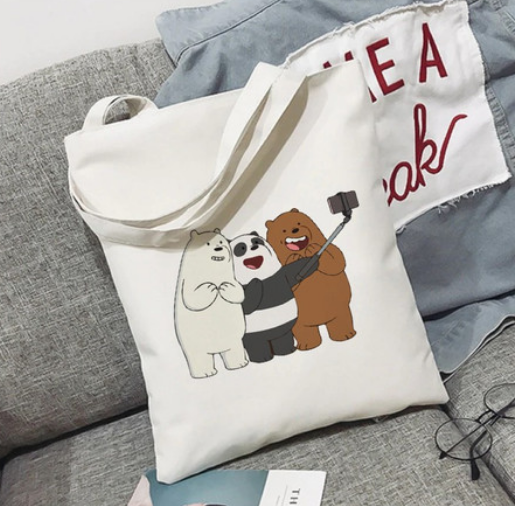 Môt chiếc túi canvas hình in xinh xắn, ý nghĩa sẽ mang tới cho bạn năng lượng tích cực