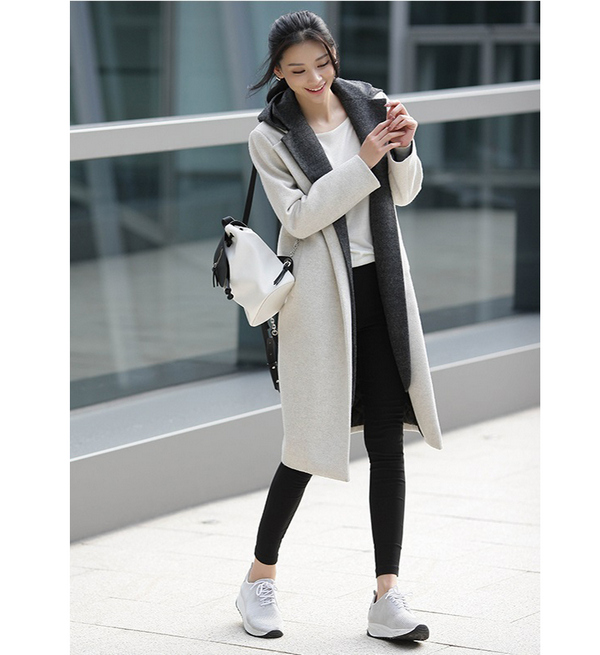 Trang phục mùa đông với túi canvas, áo phao, áo len diện cùng skinny