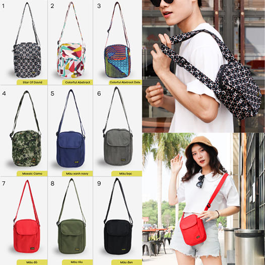 Những chiếc túi đeo chéo Unisex là phụ kiện thời trang hợp xu hướng, luôn là best seller